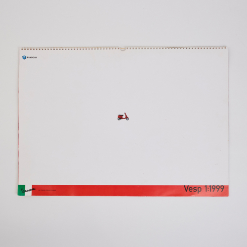A 1999 Vespa Calendar