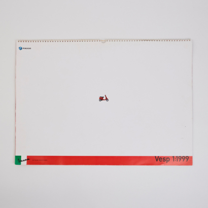 A 1999 Vespa Calendar