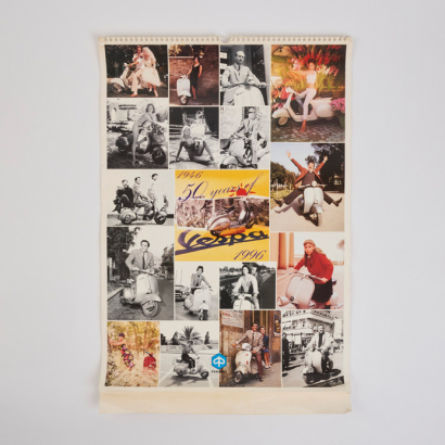 A 50 Years of Vespa: 1946-1996 Calendar