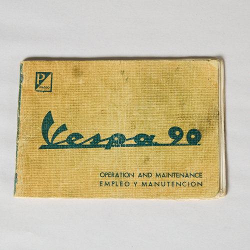 An Original Vespa 90 Owner's Manual