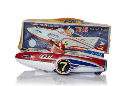 Tinplate Friction Powered Flying Boat MF 742 1970s