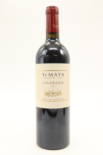 (1) 2022 Te Mata Estate Coleraine, Hawke's Bay