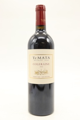 (1) 2022 Te Mata Estate Coleraine, Hawke's Bay