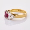 18ct White / Yellow Gold, 1.13ct Ruby / 1.20ct Diamond Dress Ring - 2