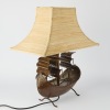 An Antique Style Metal Light in the Form of a Spanish Galleon Ship