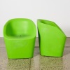 A Pair of Green "Blom" Chairs By Peter Schiavello & Claudio Bellini - 2