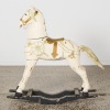 A Folk Art Painted Wooden Rocking Horse - 2
