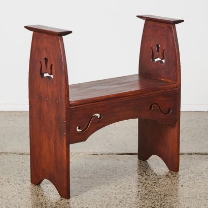 An Arts and Crafts Hall Bench