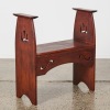 An Arts and Crafts Hall Bench