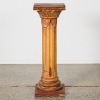 A Classical Style Carved Wooden Pedestal