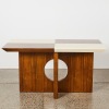 A MCM Checker Dining Table - 2