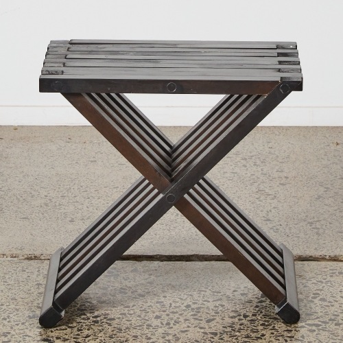 A Skagerak Fiona Replica Folding Stool in Black