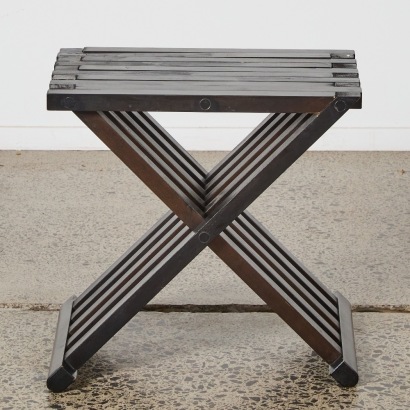 A Skagerak Fiona Replica Folding Stool in Black