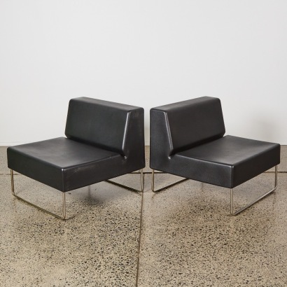 A Pair Of Italian Pedrali "Host" Outdoor Modular Chairs