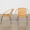 A Pair of Childrens Cane Chairs - 2