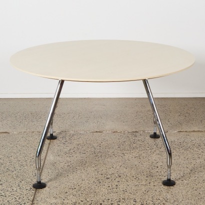 A Circular Table By Herman Miller