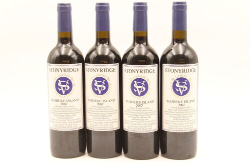 (4) 2007 Stonyridge Vineyard Larose, Waiheke Island