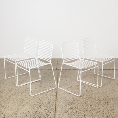 Four Metal Chairs