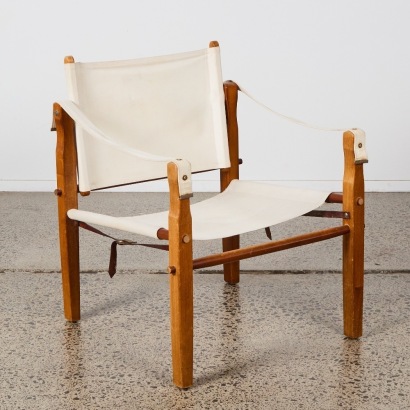 A 1960's Danish Safari Chair