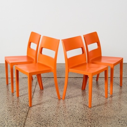 A Set of Four Sai Chairs by Centro Stile Scab
