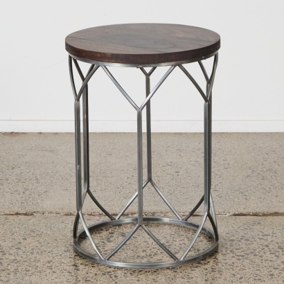 An Industrial Le Forge "Diego" Side Table