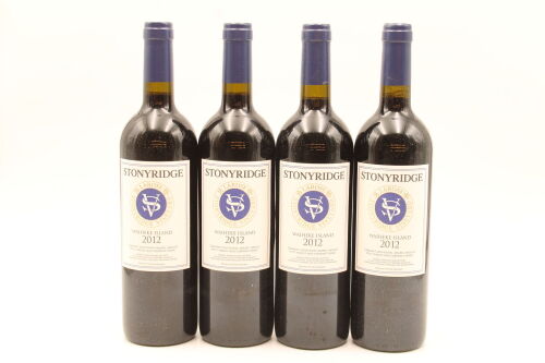 (4) 2012 Stonyridge Vineyard Larose, Waiheke Island