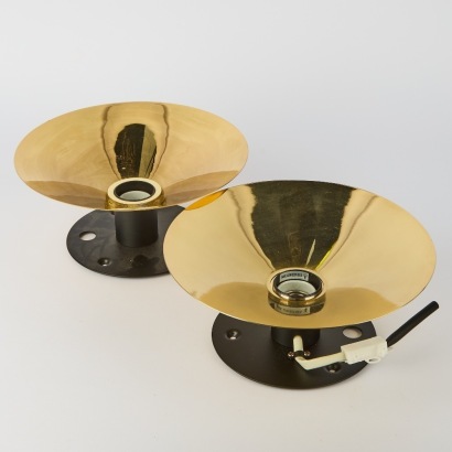 A Pair of Tom Dixon Spun Wall Lights