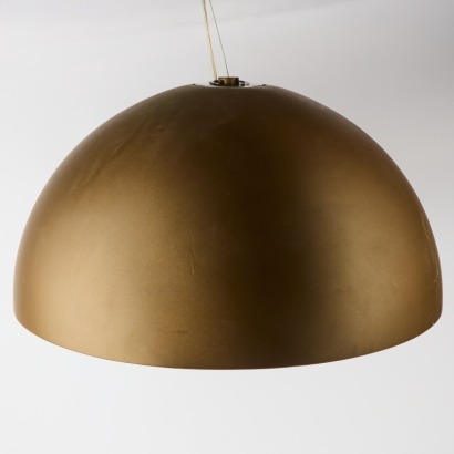 A Large Brown and Floral Interior Pendant Light A/F