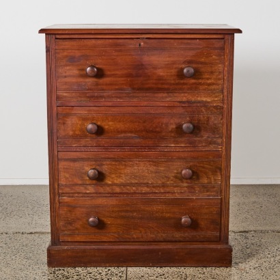 A Scotch Chest with Drop Front