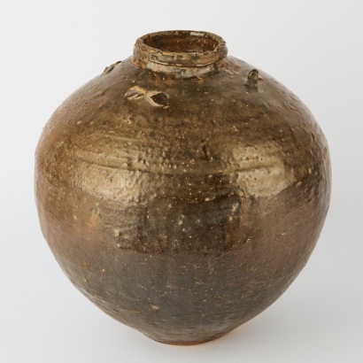 A Late Edo Period Japanese Tea Jar
