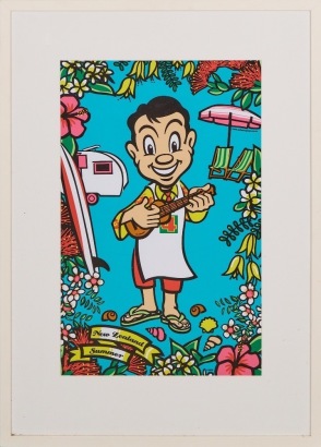 A Print of a Four Square Man