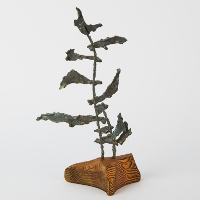 A Brutalist Metal Tree by A. Morrow