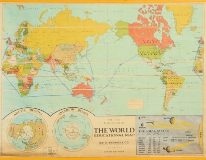 A Vintage World Map