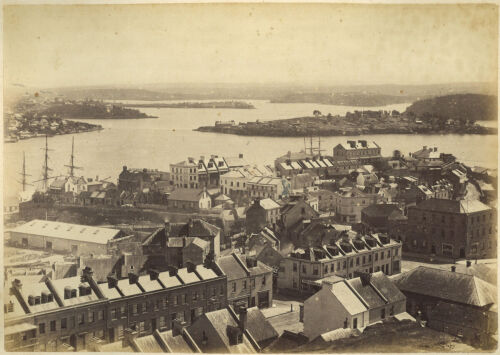 NICHOLAS JOHN CAIRE View of Parramatta River from Sydney Observatory