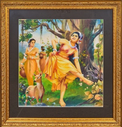 A Vintage Original Indian Painting