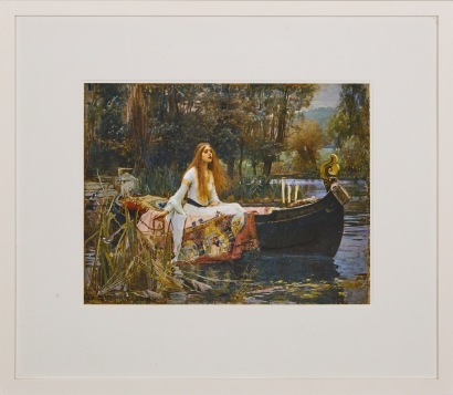 A Framed 'Lady of Shalott' Reproduction Print