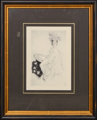 NORMAN LINDSAY Untitled Facsimile Etching