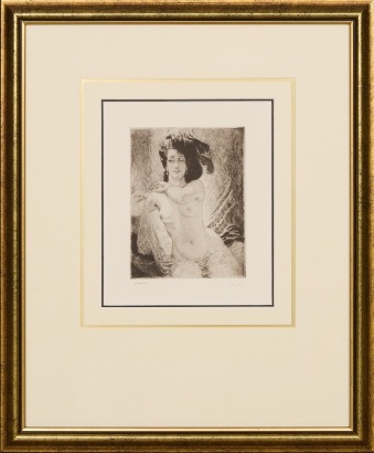 NORMAN LINDSAY Untitled Facsimile Etching
