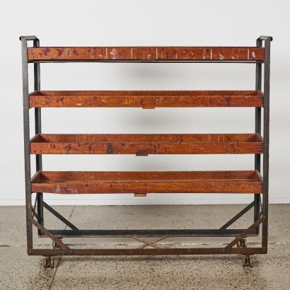 A Vintage Bakers Rack