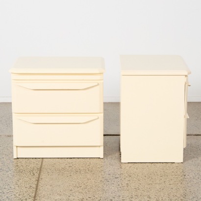 A Pair Of 1970s Danske Mobler Bedside Cabinets