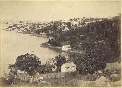 NICHOLAS JOHN CAIRE View of Blue's Point, Sydney Harbour