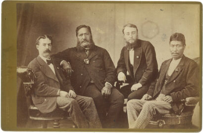 ALVA PEARSALL Heta Te Haara & Haurangi, Chiefs of the Ngapuhi [sic] tribe, and Hamilton Shipley, Auckland, NZ