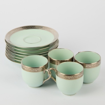A Set of Limoges France Teacup and Saucers