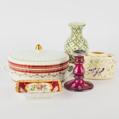 A Set of European Ceramic Objects