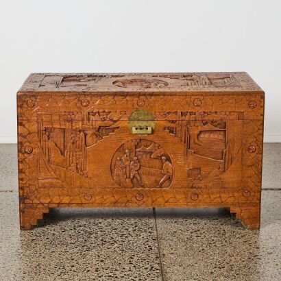 A Vintage Japanese Camphor Chest