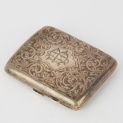 A Sterling Silver Case c.1900's with hallmarks