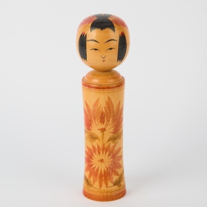 A Large Vintage Kokeshi Doll