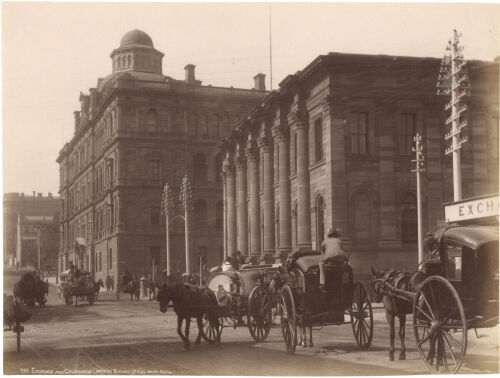 HENRY KING Sydney: Borse und Regierungsgebaude (Exchange and Government Offices, Sydney)