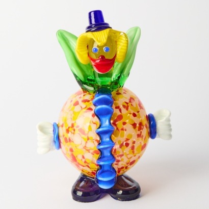 A Murano Glass Happy-Face Clown