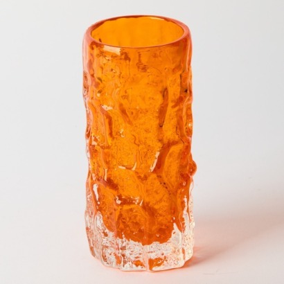 A White Friars Tangerine Bark Vase
